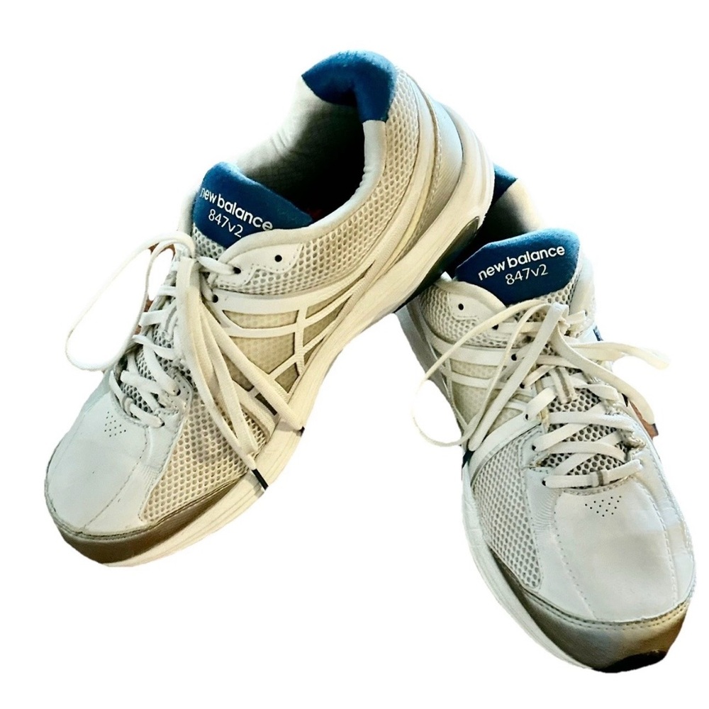New Balance 847v2 Men's Walking Shoes White Size 9.5